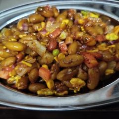 A picture of Rajma chaat.