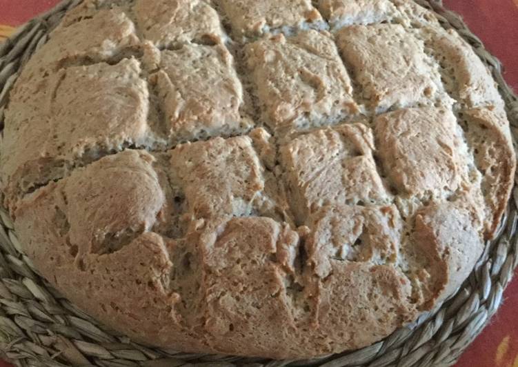 Pan de trigo y trigo sarraceno, nueces con thermomix