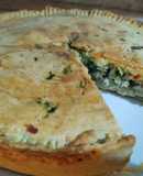 Pascualina de espinaca y pollo