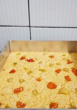 Foto resep Savory cassava cake (bolu singkong telur asin)