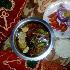 A picture of Chana Tarka dall in dhaba style.