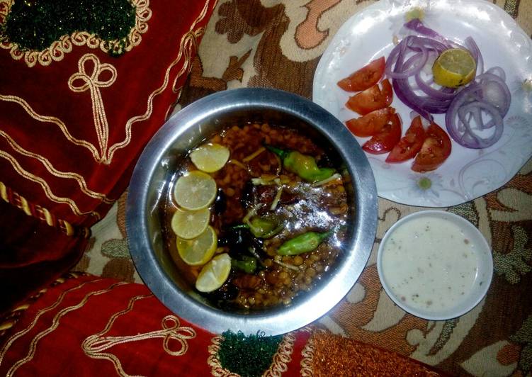 Chana Tarka dall in dhaba style