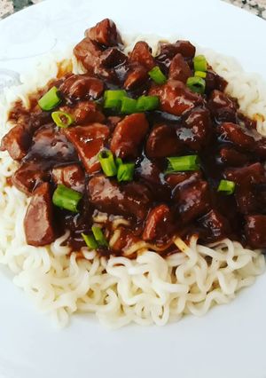 Foto resep Jajangmyeon ala ala😅