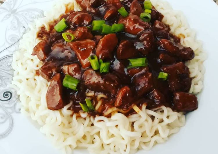Resep Jajangmyeon ala ala😅 Anti Gagal