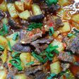 Kentang Daging saus tiram