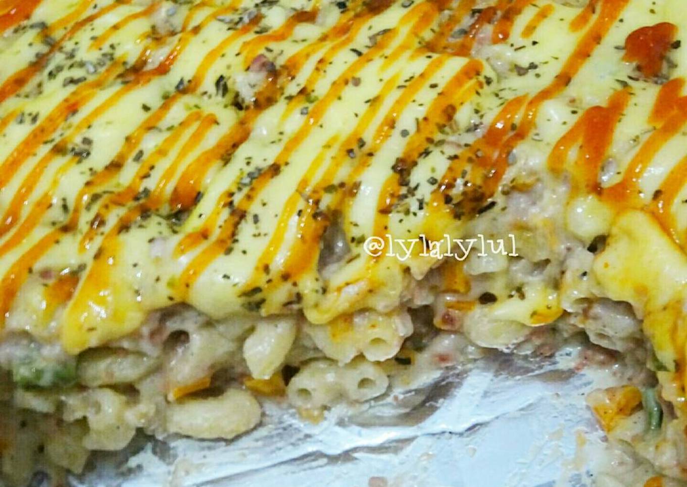 Macaroni Schotel Tanpa Telur Tanpa Oven