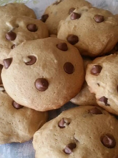 Una foto de Galletas de chispas de chocolate (super suaves)