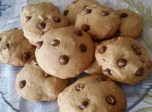 Una foto de Galletas de chispas de chocolate (super suaves)