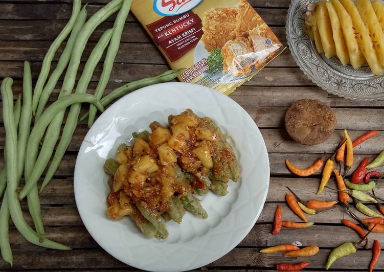 Buncis crispy bumbu rujak manis