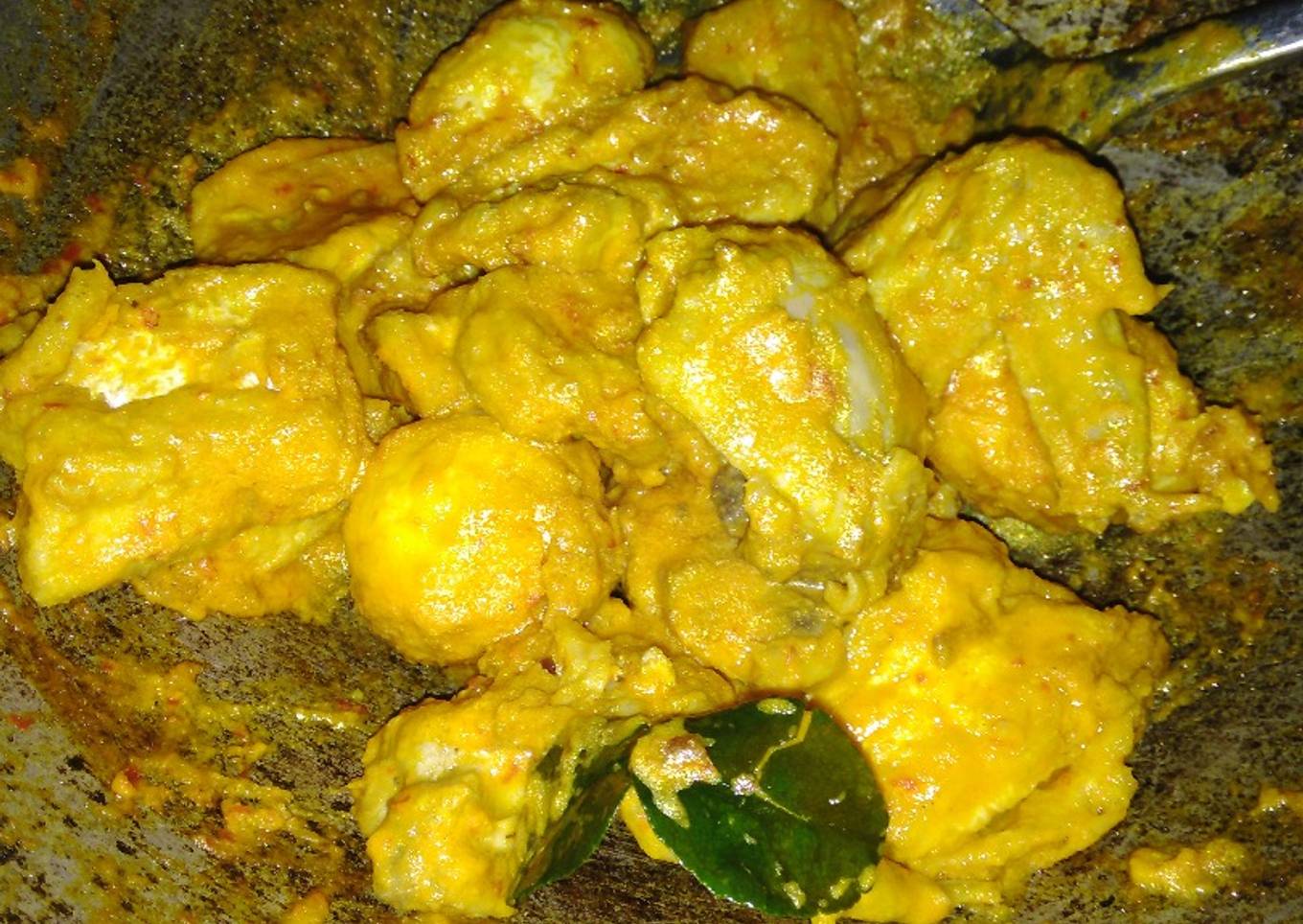 Balado ayam,tahu,telur