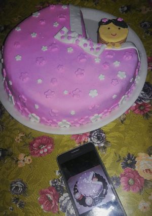 Una foto de Torta con masapan
