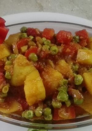 A picture of Mixed vegetables.