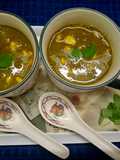Drumstick or Moringa Leaves and Sweet Corn Soup