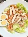 Salada tipo Caesar