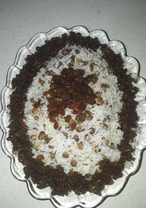 عکسی از دستور عدس پلو جاااان