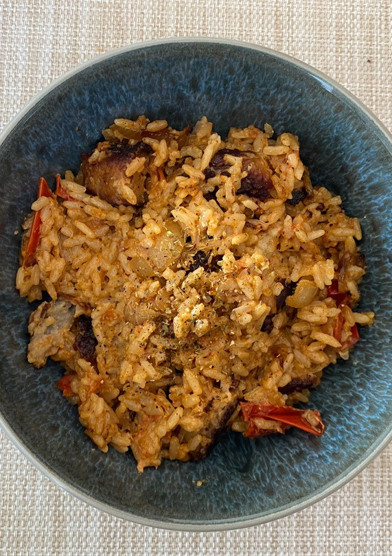Una foto de Arroz cremoso