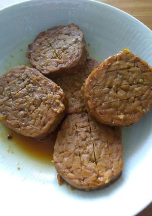 Foto resep Tempe Bacem Diet Rendah Kalori Rice Cooker Anak Kost (No Oil)