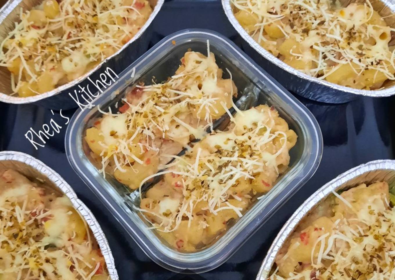 Baked Broccolli Cheese Macaroni