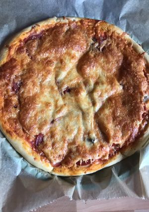 Egészséges pizza fehérliszt nélkül recept fotója