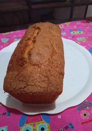 Una foto de Budín de banana y nuez
