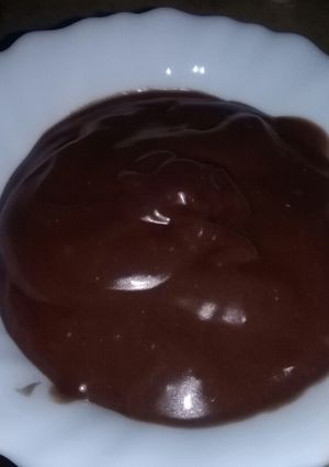 صورة لوصفة صوص الشوكولاتة او جناش التورت