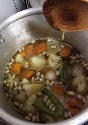 Una foto de Porotos molidos (puré de porotos)