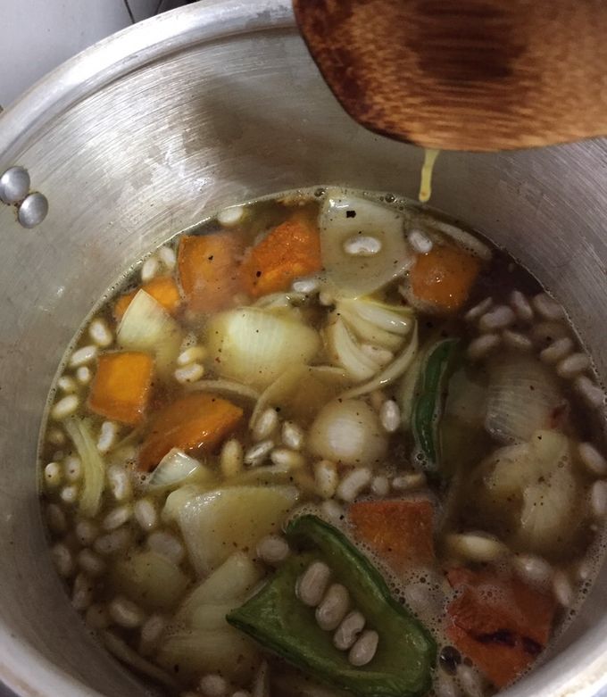 Una foto de Porotos molidos (puré de porotos)