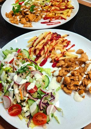 Zdjęcie przepisu Domowy kebab (drobiowy).