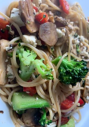 Una foto de Spaghettis integrales