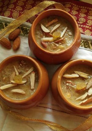 A picture of Lauki besan Ki kheer.