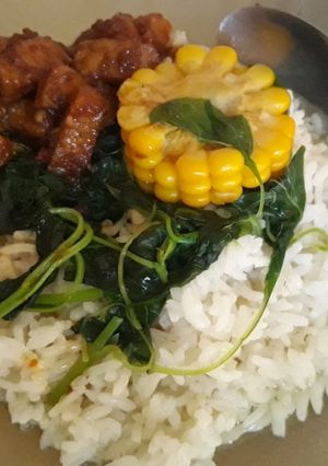 Foto resep Sayur Bayam Jagung Manis