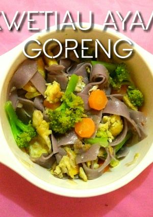 Foto resep Kwetiau Ubi Ungu Goreng mpasi 1 tahun