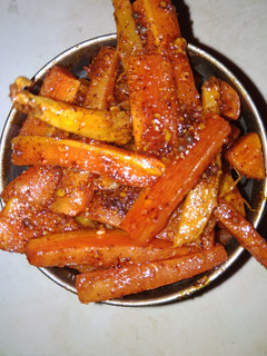 A picture of Instant Carrot Pickle.
