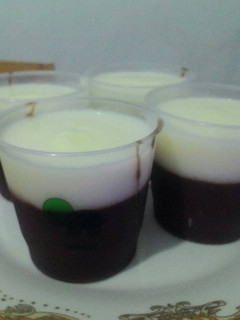 Foto resep Puding coklat vla vanilla