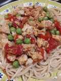 Salsa para pastas con pescado y tomate cherry