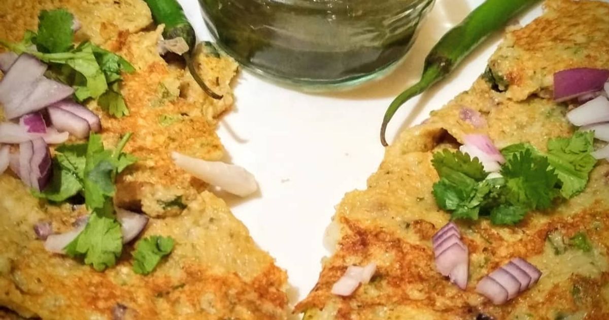 Sprouts Oats Chilla Recipe by Rajput Amita Singh