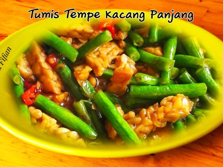 Langkah Gampang Membikin Resep Tumis Tempe Kacang Panjang yang Sempurna Anti Ribet, Mantap Sekali