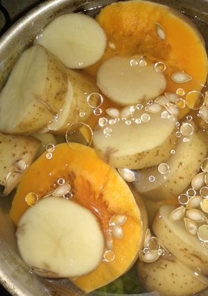 Una foto de Cocina básica verduras hervidas ☺️😋