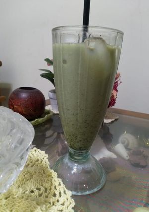 Foto resep Es Kopi Susu Pandan