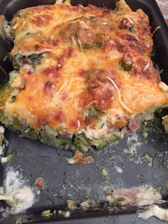 Una foto de Brócoli con Nata y gratinado con queso