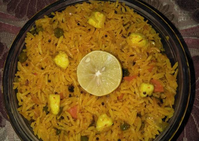 Vegetable lemon rice