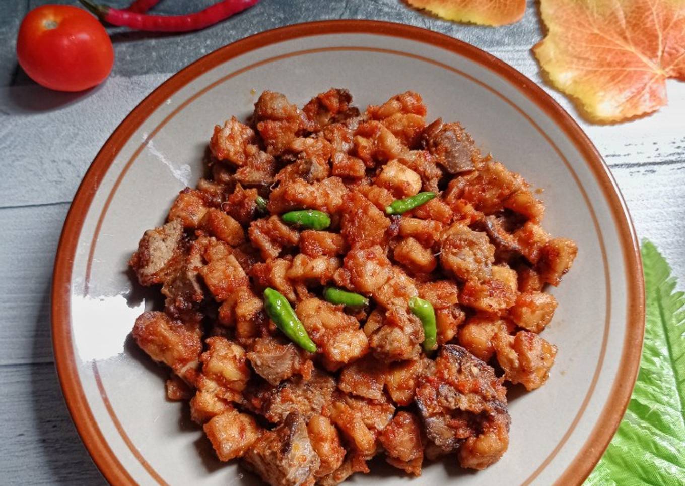Sambal Tempe Ati Ampela