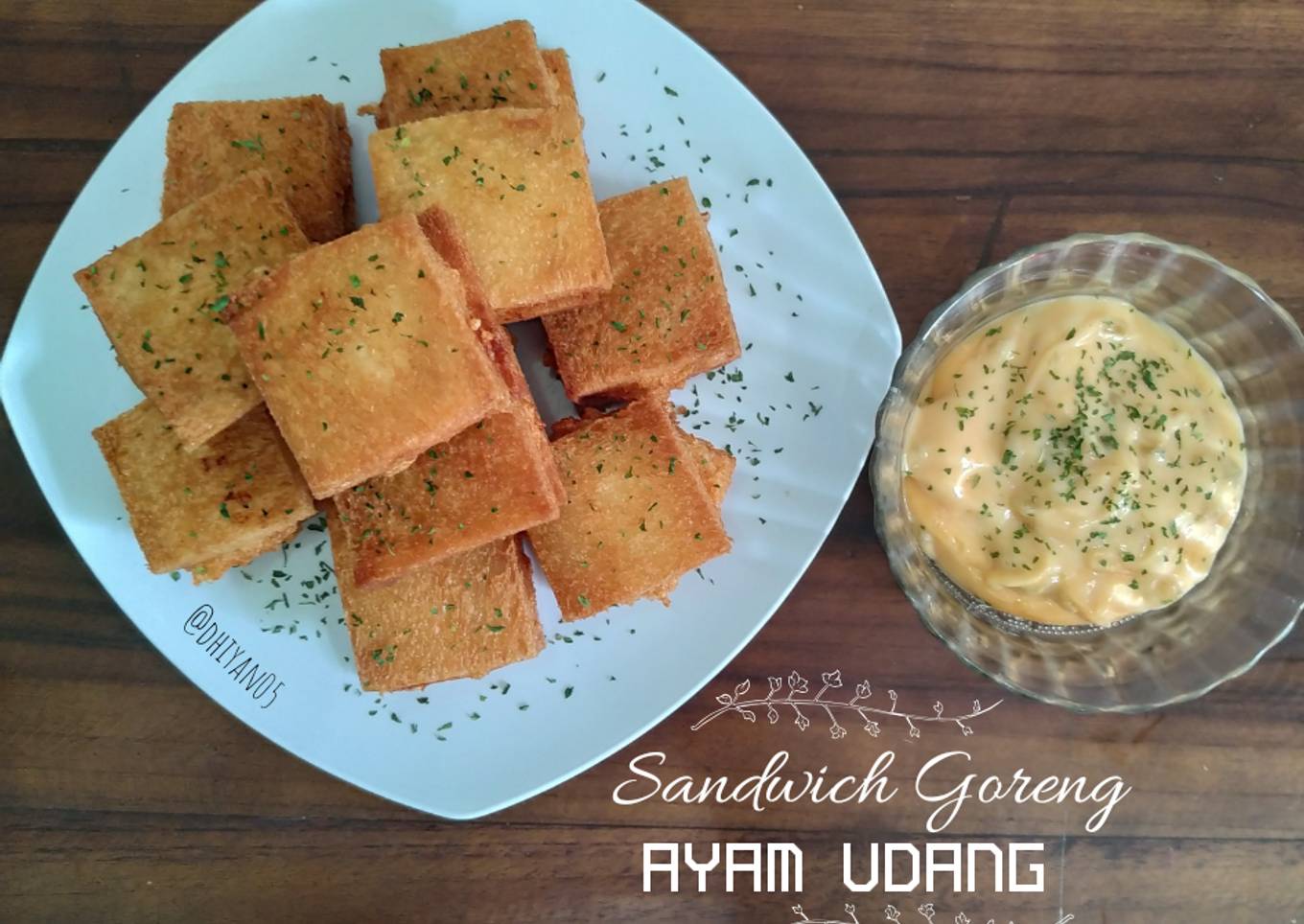 Sandwich Goreng Ayam Udang