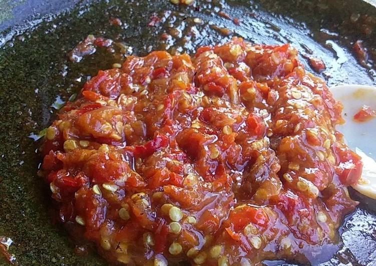 Cara Gampang Menyiapkan Sambal terasi yang Enak