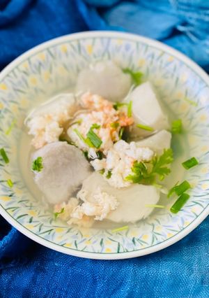 Hình của món Canh Khoai Sọ Nấu Tôm.