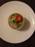 Tartar de frutilla y salmón