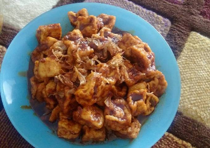 Yuk intip, Resep buat Tahu bumbu sate  sedap