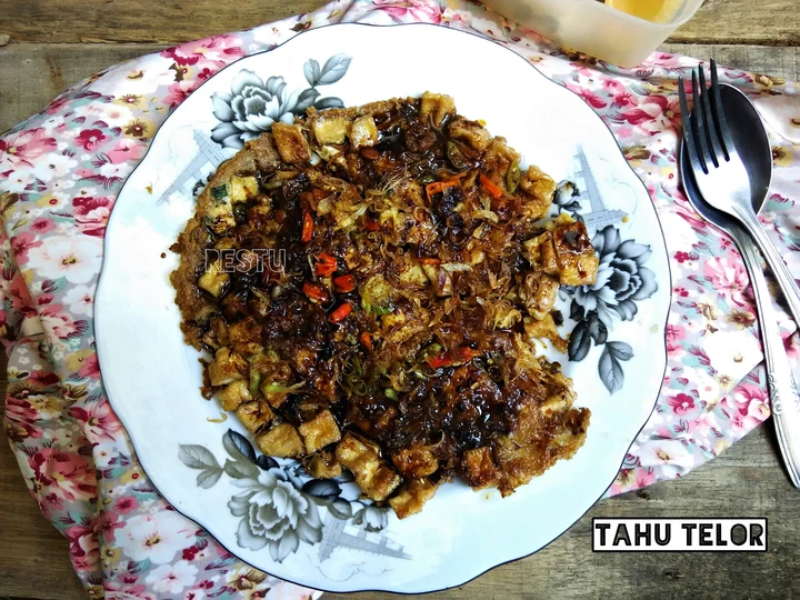 Langkah Gampang Membikin Resep TAHU TELOR PETIS yang Sempurna Anti Ribet, Lezat