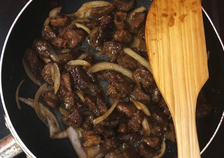 Beef Teriyaki ala Hokben (Simpel)