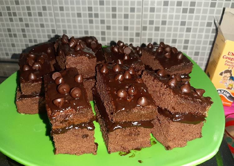 Cake chocolate/bolu coklat (brownies)